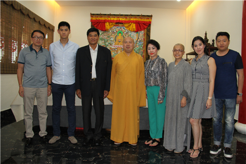 柬埔寨王国参访团访问弘法寺