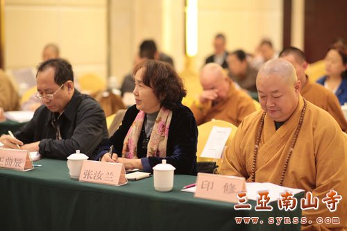 佛教-印顺大和尚主持海南省佛教协会二届三次理事会议