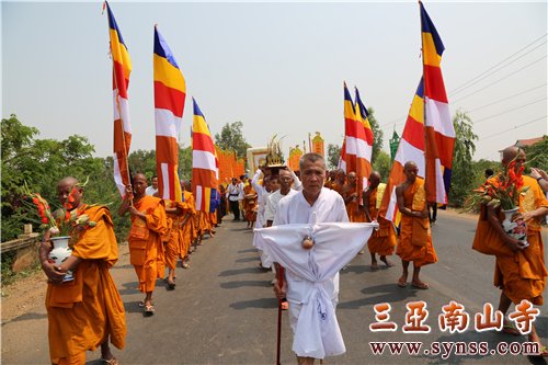 柬埔寨王国的本老舍利护法队伍