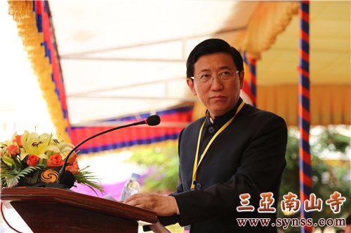 中国国家宗教局副局长蒋坚永致辞