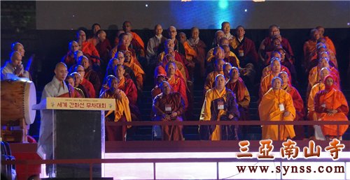 印顺大和尚与中佛协代表团受邀参加迎灯法会 摄影:顿俊